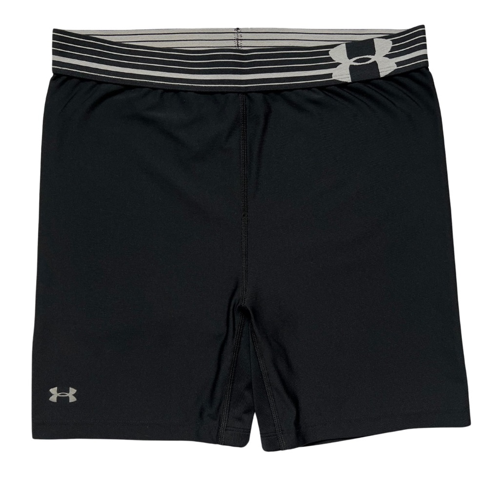 UNDER ARMOUR Women’s Medium Mid 5.5” Black Compression Shorts